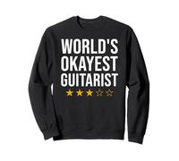 Músico Divertido Guitarrista más Bueno del Mundo Sudadera