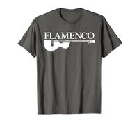 Músico Flamenco Guitarra española Flamenco Guitarrista Camiseta, Hombre, Asfalto, 3XL