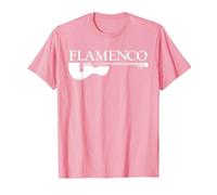 Músico Flamenco Guitarra española Flamenco Guitarrista Camiseta, Hombre, Rosado, 3XL