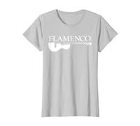 Músico Flamenco Guitarra española Flamenco Guitarrista Camiseta, Mujer, Plata, M