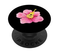 Músico guitarristas y amante de las flores de hibisco PopSockets PopGrip Adhesivo