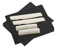 musicone guitarra acústica hueso sillín juego de tuerca ranurada