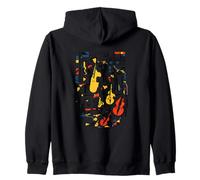 Músicos de Orquesta Animal Jazz Band Sudadera con Capucha