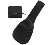 Musiin Acoustic Guitar Bag Rain Cover - Waterproof Protection with Lightweight and Foldable Design, Black