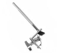 Musiin Cowbell Stand Straight Pole Drum Set Cowbell Holder Bass Drum Cowbell Mount Drum Accessory (Silver)