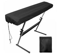 Musiin Cubierta antipolvo para teclado de piano de 88 teclas, compatible con Casio PX110, Yamaha P45 y otros teclados, cubierta antipolvo con diseño de bloqueo de cuerda ajustable, adecuada para