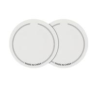 Musiin Drumhead Reinforcement Thin Film Version, Bass Drum Reinforcement Patch for Anti-wear Protection Drumhead to Prevent Breakage (2packs Single Pedal)