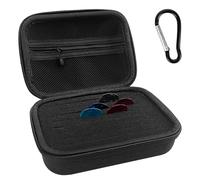 Musiin El Estuche para púas de Guitarra es Compatible con Accesorios de Guitarra Fender Dunlop D'Addario, Varios tamaños de Cajas de Almacenamiento de púas (Gris Oscuro)