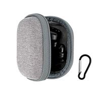 Musiin Estuche rígido para afinador de Guitarra, Compatible con Fender FT-1, FCT-2, Aroma Clip-on, D'Addario Clip On y Joyo Clip-on, con Caja para Guardar púas (Gris).