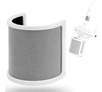 Musiin Filtro pop de micrófono para micrófonos de 45-61 mm, compatible con AT2020 AT2035 AT4040 Rode NT1A MXL 770 Samson Meteor Razer Seiren X y más, escudo pop de 3 capas en forma de U para grabación