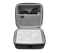 Musiin Funda de interfaz de audio compatible con Sonicake QME-20/Audient iD4 MK2, NI komplete Audio1/2, cuenta con forro suave, bolsillo de malla para cables y asa cómoda, ideal para estudio, ensayo y