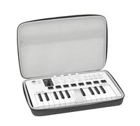 Musiin Funda de Terciopelo Premium para Teclado Midi Compatible con Arturia MiniLab 3, MiniLab MkII 25 Slim, MPK Mini IV, Funda para Teclado, Controlador Midi y Sintetizador (Gris)