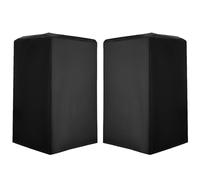 Musiin - Funda para altavoz de exterior, impermeable, a prueba de polvo y UV, de tela Oxford, con diseño de cordón inferior, adecuada para PA/DJ de pie (Funda para altavoz de exterior de 15'')