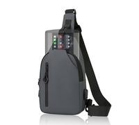 Musiin Funda para equipo de audio compatible con Zoom LiveTrak L6, Nano Cortex, Roland AIRA Compact P-6, bolsa cruzada portátil con agujero para cable de auriculares, múltiples compartimentos para