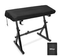 Musiin Funda para teclado de piano de 88 teclas compatible con KROME 88, FA-08, Nord Piano 5, Grand 2, MODX M8 y más, repelente al agua con cordón ajustable y bolsa de almacenamiento para escenario al