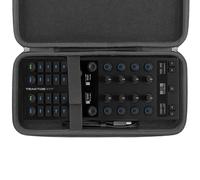 Musiin Funda rígida negra de alto rendimiento, diseñada para controladores compatibles Native Instruments TRAKTOR Z1 MK3, F1 y X1, proporciona protección y transporte cómodo para un viaje seguro y