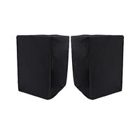 Musiin Fundas antipolvo para altavoces Yamaha HS8, Adam T7V, KRK Rokit 8 G4, JBL 308P Mkll y PreSonus Eris E8 XT. Fundas antipolvo negras para altavoces activos de 8 pulgadas (paquete de 2).