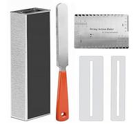 Musiin Guitar Fret Leveling Bar Sandpaper Polishing Radius Measurement Tool Electric Guitar Bass Guitar Accessories