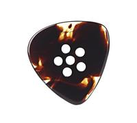Musiin Hand-Made 3in1 Multi Flat clear Tone Premium thick Pick for Electric Guitar Bass Jazz Blues Guitar (Tortie)