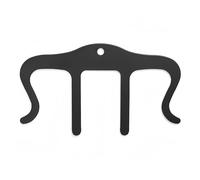 Musiin Metal Music Book Clip and Sheet Holder for Piano, Keyboard, Guitar Books(Black)