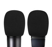 Musiin Microphone Foam Windscreen Compatible with AKG P120, P220, P420, P820, C3000, C414 XLS, C414 XLII Microphone Antipop Foam Cover, Sponge Foam Filter, Mic Wind Cover (Black) 2 Pack