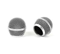 Musiin Microphone Replacement Grille Compatible with Shure SM58, SM58-LC, SM58S, Beta 58A, SV100, PGX24, SLX4 Mic Head Cover, Microphone Ball Head Mesh Grill, Capsule Parts