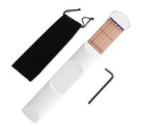Musiin Pocket Guitar Fretboard Guitar Practice Neck,Portable 6 Fret Guitar Chord Practice Tool for new beginner (White)