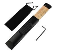 Musiin Pocket Guitar Fretboard Guitar Practice Neck,Portable 6 Fret Guitar Chord Practice Tool for new beginner(Black)