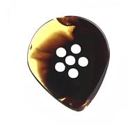 Musiin Premium thick Pick Hand-Made Blade Style Fat Tone for Electric Guitar Bass Acoustic Jazz Blues Guitar(Tortie)