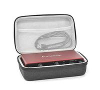 Musiin Premium Travel Carrying Case Compatible with Scarlett 2i2 3rd Gen Audio Interface Cover Velvet Interior (Grey)