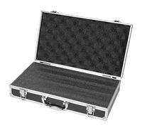 Musiin Pro Medium Size Audio Device Microphone Carrying Case, Customizable Case with Pre-Diced Foam, Aluminum Alloy Sturdy Build, Ideal Compatible with Audio Device Wireless Mic System Storage Cover