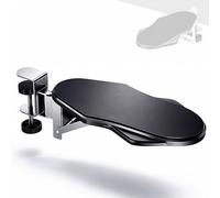 Musiin Reposabrazos de escritorio de estudio musical, soporte de brazo de extensión giratorio plegable con abrazadera, diseño ergonómico para producción musical larga, DAW, controlador MIDI