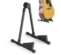 Musiin Soporte plegable para guitarras acústicas, eléctricas, clásicas y violín, ukelele, bajo, ligero y plegable, portátil en bolsa. Fácil de transportar para viajes.