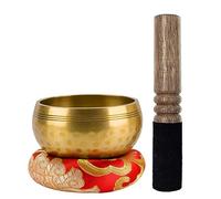 Musiin Tibetan Singing Bowl Set, Meditation Sound Bowl Handcrafted in Nepal for Yoga, Chakra Healing, Mindfulness, and Stress Relief
