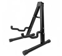 Musiin Universal A-Frame Guitar Stand - Foldable Metal Holder for Acoustic, Classical, Electric, and Bass Guitars - Secure & Portable Stand for All Your Instruments