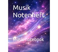 Musik Notenheft: für Kinder (Sterne)