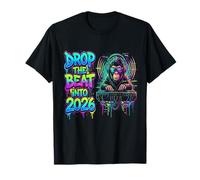Musik Silvester Neujahr Suelta el Ritmo DJ AFFE EDM Techno Top Camiseta