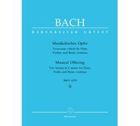 Musikalisches Opfer BWV 1079 - Flute, Violin and Basso Continuo - SET