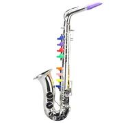 Musikinstrumente Saxophon-Spielzeug,Saxophon-Lernspielzeug - Musikinstrumentenspielzeug mit 8 farbigen Tasten - Realistische Instrumente Spielzeug Saxophon für Kinder, Mädchen, Familie
