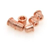 MUSIKLAN Casquillos de montaje de cuerda de bajo de latón macizo de 8,3 mm, bujes de cuerda a través del cuerpo, bujes de montaje trasero, tapas de cuerda para guitarra eléctrica Fender Strat Tele