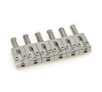 MUSIKLAN Juego de 6 sillines de acero inoxidable pulido de 10,5 mm para guitarra eléctrica, modernos, para puente de trémolo, compatibles con Fender Telecaster Tele Stratocaster Strat ST TL Style