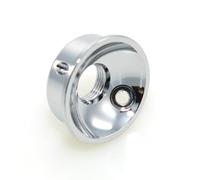 MUSIKLAN Placa de conector de guitarra eléctrica, aleación de zinc, rosca métrica, placa de toma de salida de electrocohete, compatible con Fender Telecaster/Tele/TL, piezas de repuesto de latón