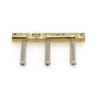 MUSIKLAN Sillines de puente compensados de latón de 10,8 mm, barril en sintonía, compatibles con Fender Telecaster estilo vintage, Tele Bridge Saddle TL, pieza de repuesto para una mejor entonación y