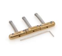 MUSIKLAN Sillines de puente compensados de latón de 10,8 mm, barril en sintonía, compatibles con Fender Telecaster estilo vintage, Tele Bridge Saddle TL, pieza de repuesto para una mejor entonación y