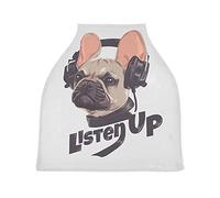 Musique De Chien Carlin Cubierta de Lactancia Materna Asiento de Bebé Cubierta de Cochecito Transpirable Carros de La Compra Cubierta para Niños Niñas