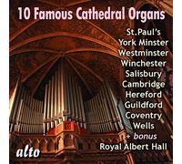 Musique pour orgue de 10 cathédrales célèbres. Rawsthorne, Halls, Hill, Jackson, Cleobury.