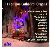Musique pour orgue de cathédrales célèbres. Hill, Rawsthorne, Halls, Massey, Jackson, Cleobury, Archer, Farrell, Ennis.