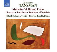 Alexandre Tansman – Musique pour violon et piano – CD – Importación USA – NAXOS