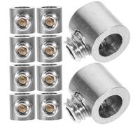 MUSISALY 10 Abrazaderas de Cable de Acero Inoxidable para Cuerda de 1-1,5 Mm, Clips de Alambre Doble Dirección, Juego de 10 Piezas para Colgar Luces, Vallas y Proyectos Industriales