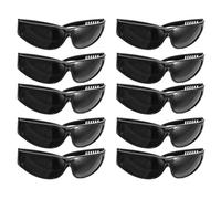 MUSISALY 10 Gafas de Seguridad para Soldadura Eléctrica Protector Ocular Antivaho Gafas Protectoras Industriales Negras Equipo de Protección Personal para Trabajos de Soldador